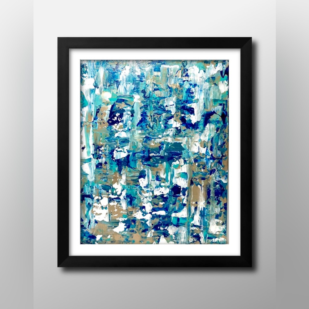 ORIGINAL Textured Abstract Acrylic Art on 8” x 10” Canvas Panel Not Framed - Picture 6 of 14